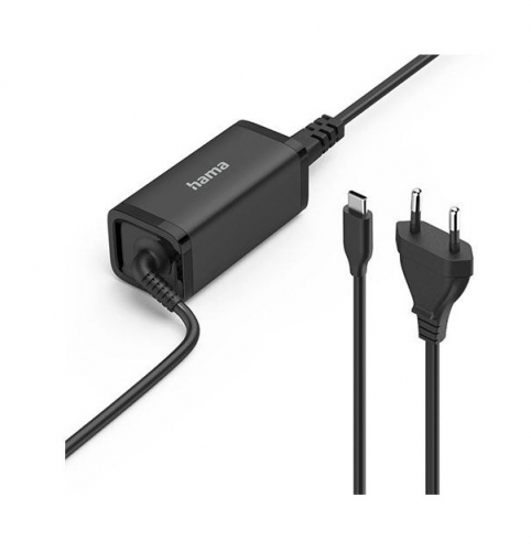 Carregador Hama USB-C Notebook Power 45W Preto , 00200022