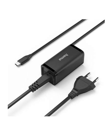 Carregador Hama USB-C Notebook Power 45W Preto , 00200022