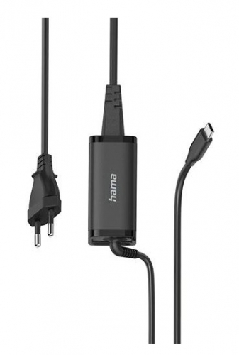 Carregador Hama USB-C Notebook Power 45W Preto , 00200022