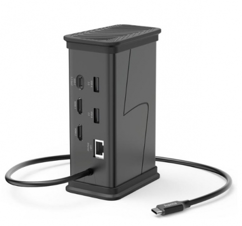Dock Hama USB-C 2xHDMI Preto 00200150