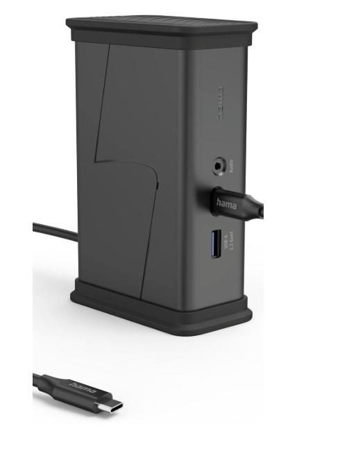 Dock Hama USB-C 2xHDMI Preto 00200150