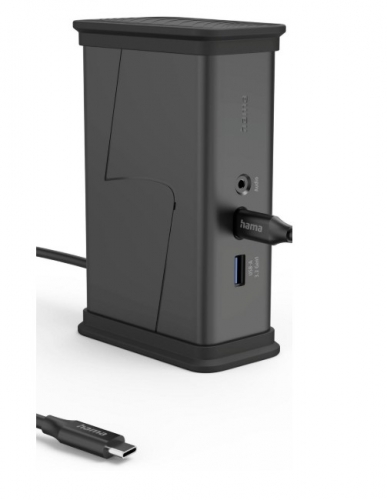 Dock Hama USB-C 2xHDMI Preto 00200150