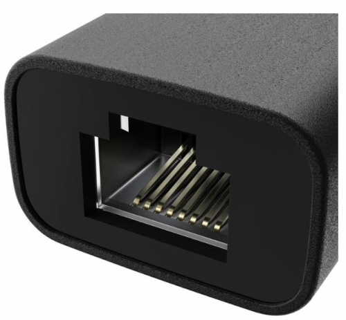 Adaptador HAMA USB Tipo-C Ethernet 2.5Gb Preto , 00200360