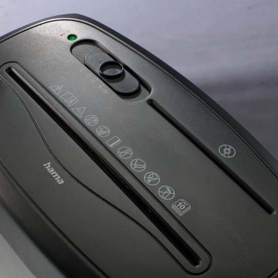 Triturador Destruidora de documentos Hama “Safe X100CD”, nível de segurança P4 T4 E3 00050585