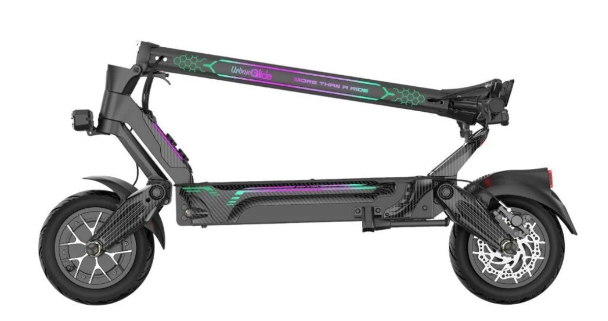 Trotinete Elétrica UrbanGlide EON X Air URBTR13263 – 1200W, bateria 52V 20Ah, autonomia até 100 km