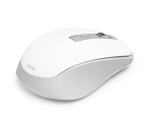 Rato de escritório, híbrido multidispositivo Hama “WM-450”, sem fio, rádio/Bluetooth®, 7 botões, branco 00173080