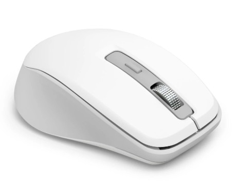 Rato de escritório, híbrido multidispositivo Hama “WM-450”, sem fio, rádio/Bluetooth®, 7 botões, branco 00173080