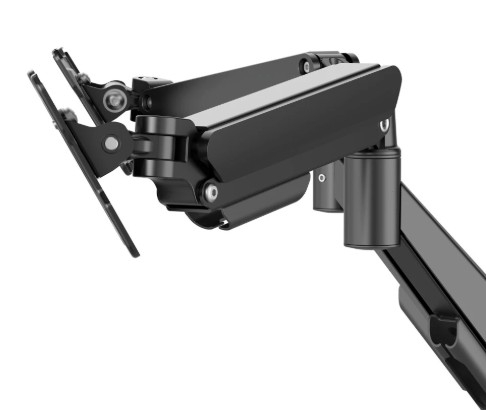 Suporte para monitor Hama , para 2 monitores, com mola a gás, totalmente móvel, de 17" a 35", preto 00220907