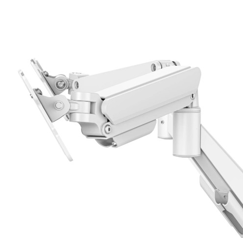 Suporte para monitor Hama , para 2 monitores, com mola a gás, totalmente móvel, de 17" a 35", branco 00220908
