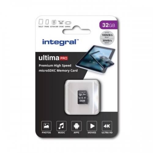 MICRO SDXC MEMORY CARDS 32G V10 4K | INMSDH32G-100/70V30