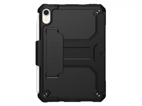 Capa UAG Scout para iPad mini 6/7, com Kickstand e Alça de Mão, Preta – 124014B14040.