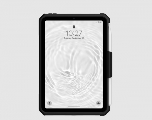 Capa UAG Scout para iPad mini 6/7, com Kickstand e Alça de Mão, Preta – 124014B14040.