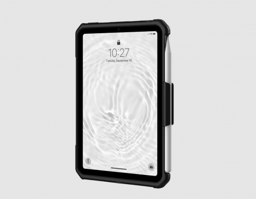 Capa UAG Scout para iPad mini 6/7, com Kickstand e Alça de Mão, Preta – 124014B14040.