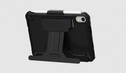 Capa UAG Scout para iPad mini 6/7, com Kickstand e Alça de Mão, Preta – 124014B14040.