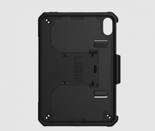 Capa UAG Scout para iPad mini 6/7, com Kickstand e Alça de Mão, Preta – 124014B14040.