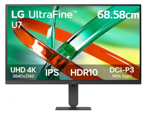 Monitor UltraFine LG 27U710B-B IPS U7 de 27 polegadas, UHD 4K IPS