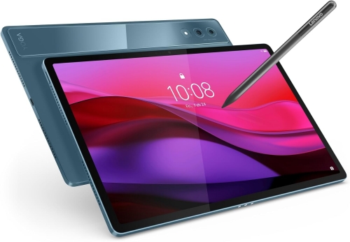Tablet Lenovo Yoga Tab Plus 12.7" 16GB 256GB Wi-Fi Azul/Verde-Azulado (Inclui Teclado + Caneta) ZAEG0013ES