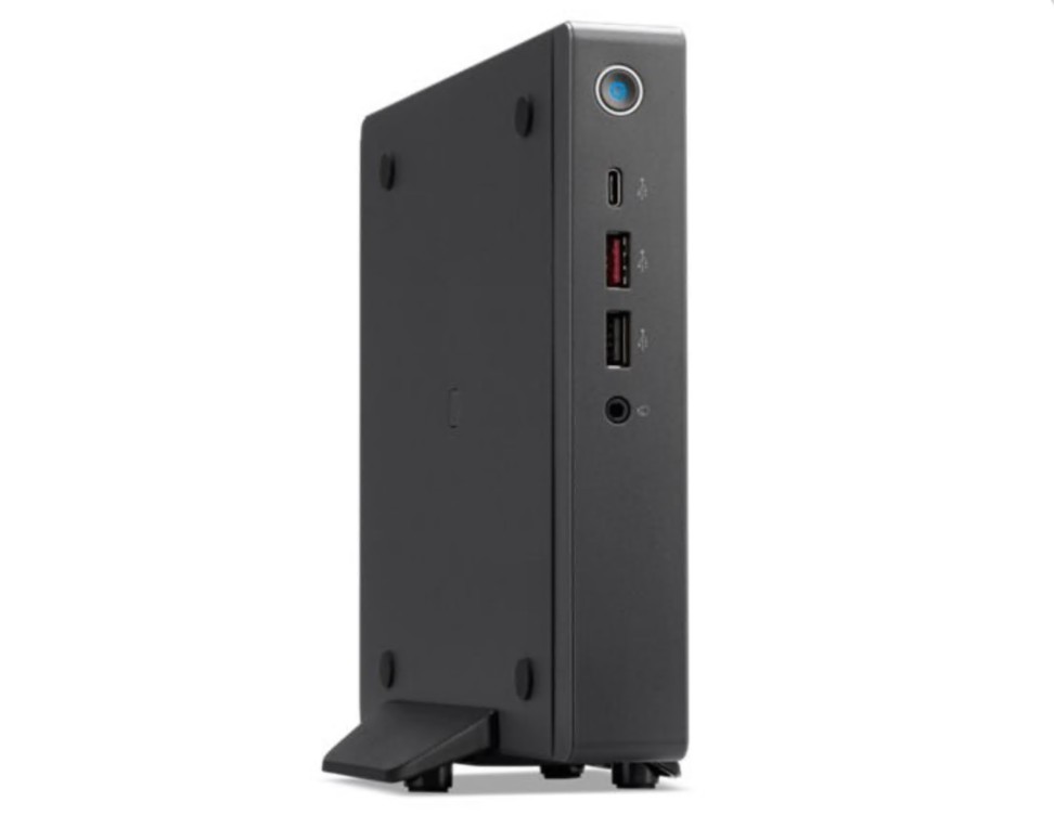Computador Acer Veriton 2000 Mini VN2595GT — Mini PC Intel Core 5 120U, 8 GB DDR5, SSD M.2 NVMe 256 GB, Intel Graphics, Gigabit Ethernet, Windows 11 Pro, teclado e rato — DT.R4ZEB.00P
