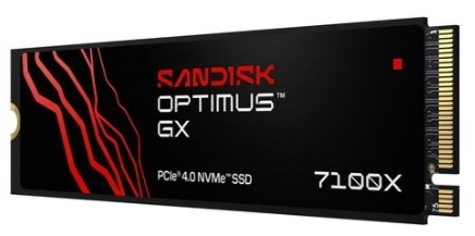 Disco SSD Interno SanDisk Optimus GX 7100X 4 TB M.2 NVMe PCIe 4.0 – SDSG71400TAN-000E0