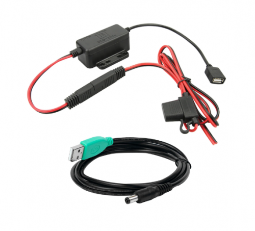 RAM Mounts GDS® Modular 30-64V Hardwire Charger com Cabo USB-A para DC | RAMGDSCHGM55V8