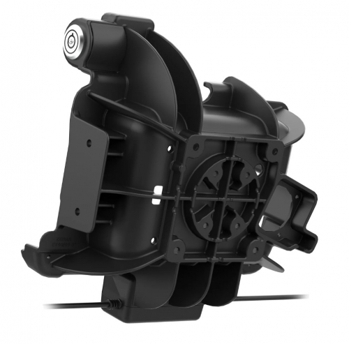 Tough-Dock RAM Mounts com trava , alimentação e duas portas USB para Zebra ET401 de 8".- RAMHOLZE44PD2LU
