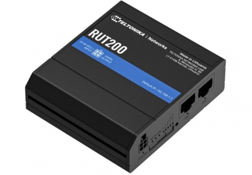 Router Industrial Teltonika Networks RUT200 4G/LTE Cat 4 Wi-Fi 4 – 2x Ethernet – WAN Failover – EMEA/EU