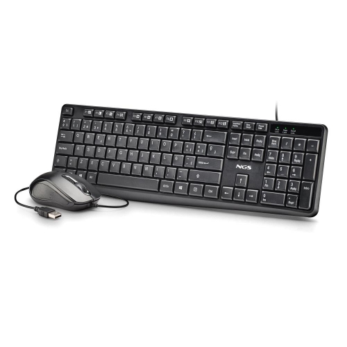 NGS TECLADO & RATO MULTIMEDIA USB BLACK | COCOAKITV2