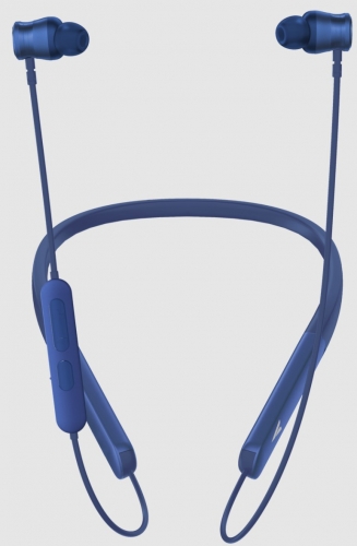 AURICULARES VERBATIM NECKBAND TRUSOUND PRO METAL BLUE , 30204