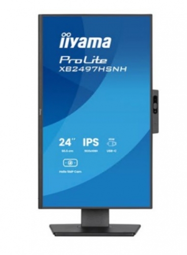 Monitor LED 24" iiyama ProLite XB2497HSNH-B1 Full HD 100 Hz IPS preto, mate