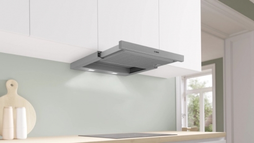 Exaustor telescópico 60 cm Metálico prateado BOSCH DFM064W55