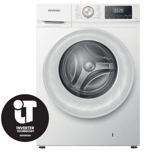 áquina de Lavar e Secar Roupa Infiniton WSD-A85E – 8 kg/5 kg – 1400 rpm – Inverter – Classe Energética A/D – Branco