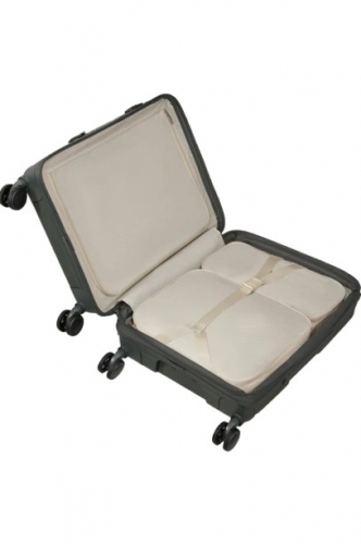Mala de Cabine Samsonite Paralux Spinner 55 cm Expansível – 4 Rodas – 40/46 L – Verde Olive