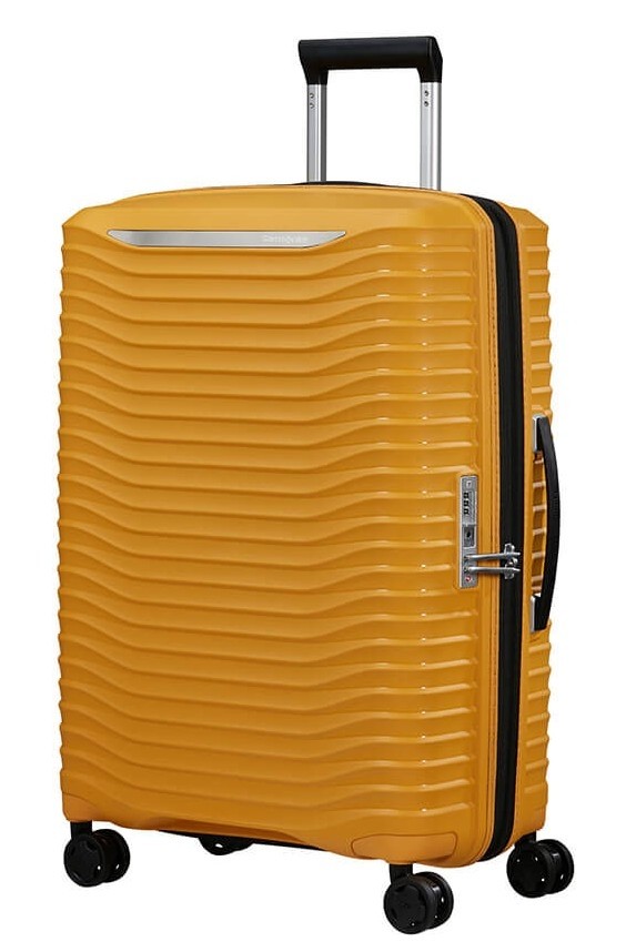 Mala Samsonite Upscape - de Viagem Média Spinner 68 cm Expansível, 4 Rodas, Amarela — 143109-1924