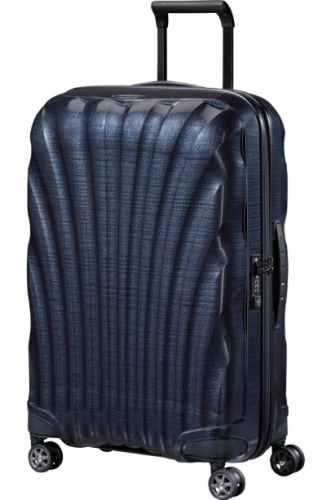 Mala de Viagem SAMSONITE C-Lite Spinner 69/25 - Média 68 L 4 Rodas Midnight Blue - 122860-1549