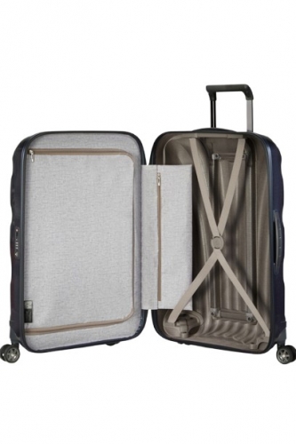 Mala de Viagem SAMSONITE C-Lite Spinner 69/25 - Média 68 L 4 Rodas Midnight Blue - 122860-1549