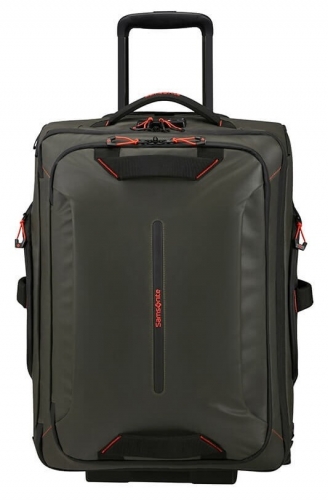 SAMSONITE - Saco/Mochila de Viagem 55cm 2 Rodas Verde Tropa Ecodiver 140882-9199