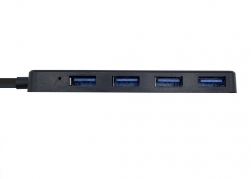 Hub USB 3.0, Tipo A Macho para 4x Tipo A Fêmea, Preto, 30 cm Aisens A106-0399
