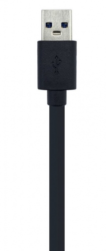 Hub USB 3.0, Tipo A Macho para 4x Tipo A Fêmea, Preto, 30 cm Aisens A106-0399
