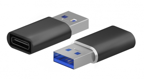 Adaptador Mini USB 3.2 Gen2 / USB 2.0 3A, Tipo USB-C/HA/M, Preto Aisens A108-0678