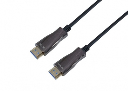 Cabo óptico ativo HDMI 2.0 EQUIP 119437, HDMI macho para macho, 4K 60Hz, 10m, preto