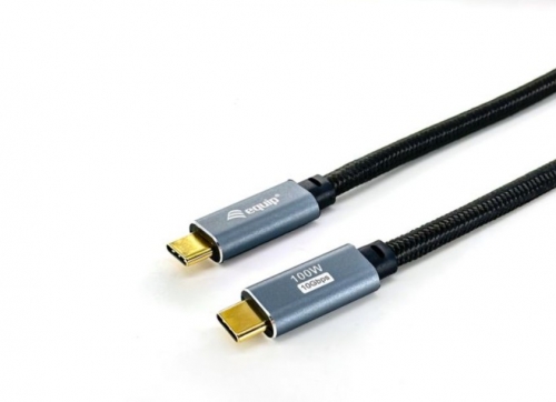 Cabo USB 3.2 Gen 2 EQUIP 128359, USB Tipo C Macho para USB Tipo C Macho, 3,0 m