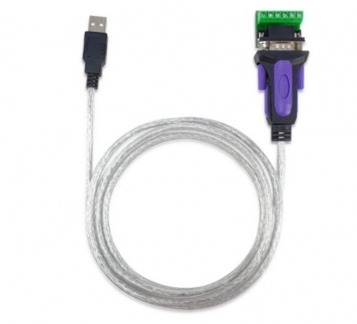 Cabo adaptador USB-A para serial RS-422/485 EQUIP 133387, USB 2.0 macho para DB9 macho,1,5 m