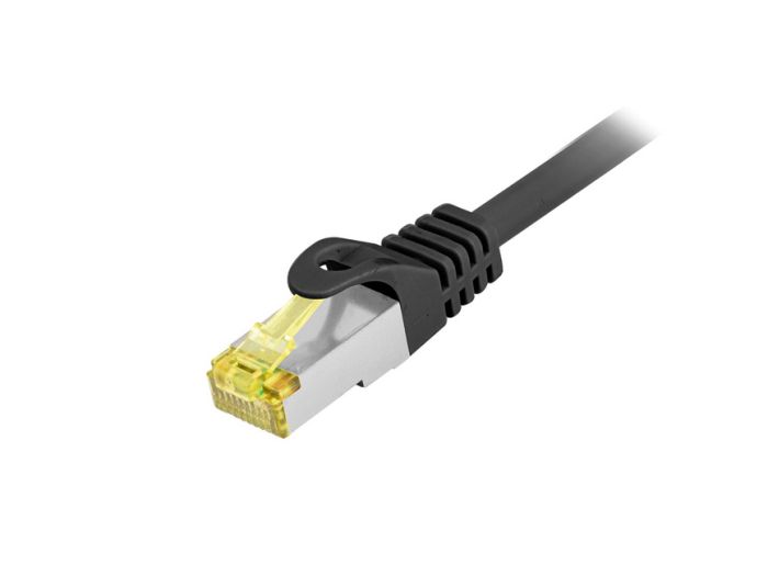 Cabo De Rede Equip Preto 10 M CAT 6A S/FTP 605106