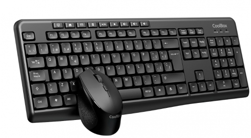 Teclado e rato multimédia sem fios em PT COOLBOX COO-KTR-03WPT