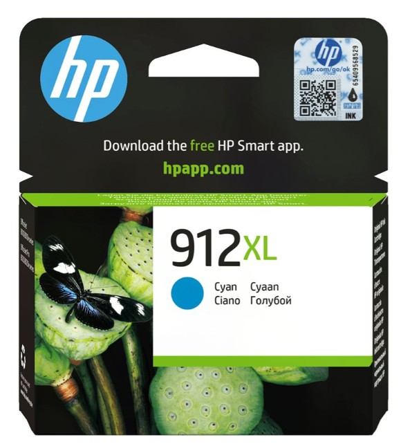 Tinteiro HP 912XL 8.5 ml Alto Rendimento azul cyan original , 3YL81AE