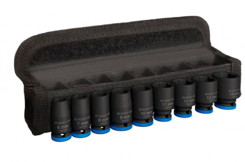 BOSCH - PRO Impact Socket Set, 1/4" Standard 9un | 2608003034