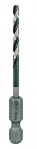 BOSCH - Broca Helicoidal de Encabadouro Sextavado HSS 3,0mm | 2608577048