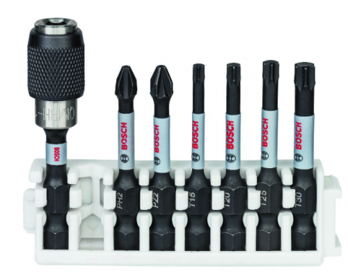 BOSCH - Set PRO Impact de Pontas Quick Change c/Suporte 8un | 2608522327