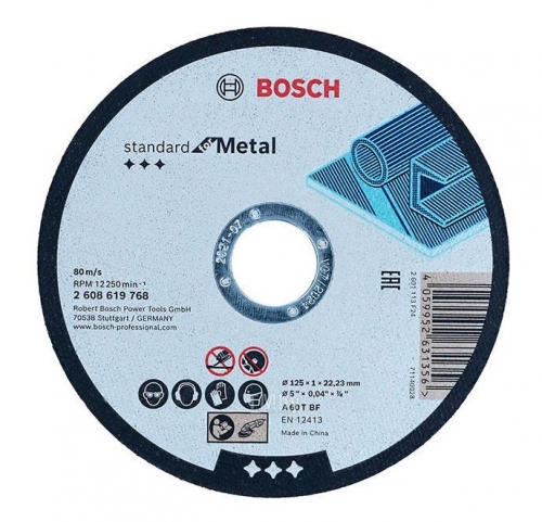 Disco Abrasivo Standard p/ Metal BOSCH 2608619768