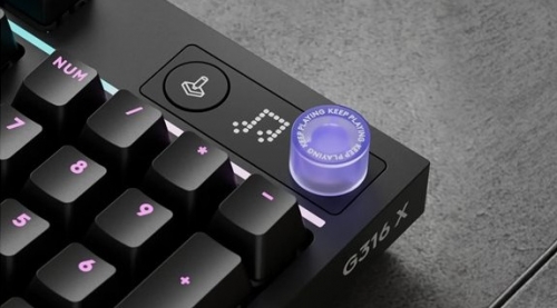 Teclado Gaming Mecânico Logitech G G316 X 98, RGB, USB, Switches Tactile, Layout Italiano, Preto – 920-014200